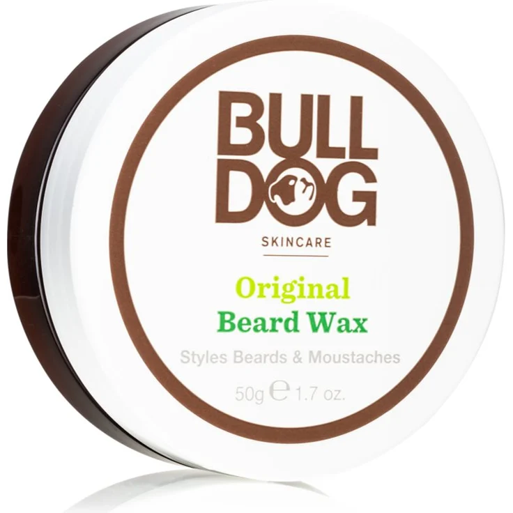 Bulldog Original Beard Wax, Bartwachs für Herren, 50 ml, formt und pflegt mit lang anhaltender Feuchtigkeit