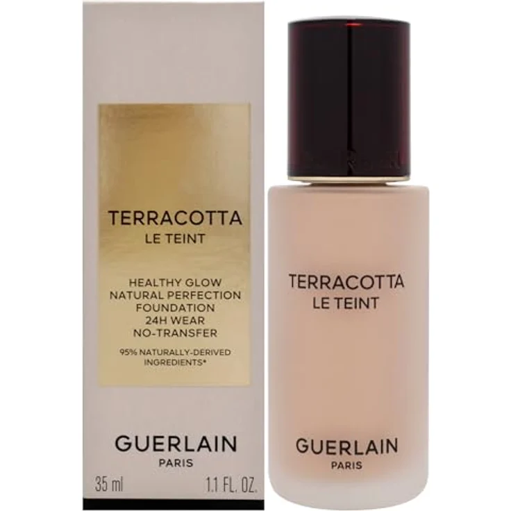 GUERLAIN LE TEINT fluid 30ml, Foundations mit aufbaubarer mittlerer bis voller Deckkraft, strahlendes Finish, für alle Hauttypen geeignet – Bild 1