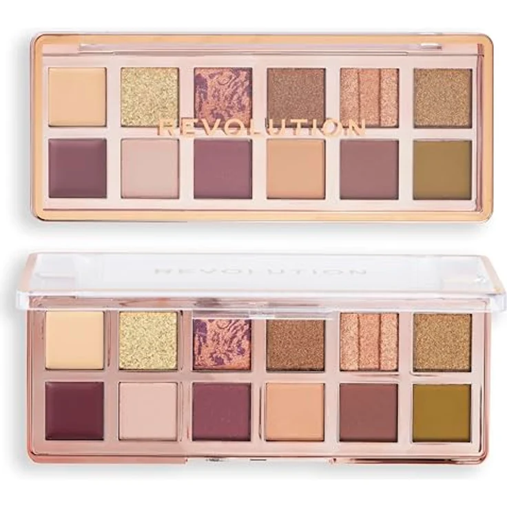 Revolution The Enchanted Icon Palette, Lidschattenpalette mit 12 Farben in Creme-, Matt- und Schimmer-Texturen, 0,7 g – Bild 6