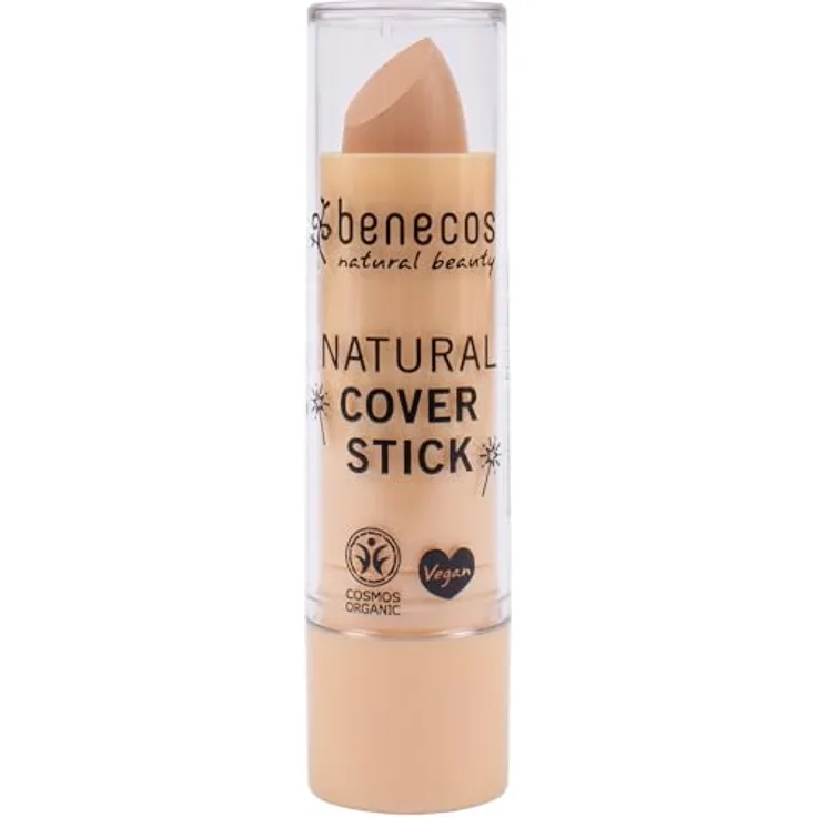 benecos Cover Stick Vanilla, Concealer, Bio-zertifiziert, 54 g