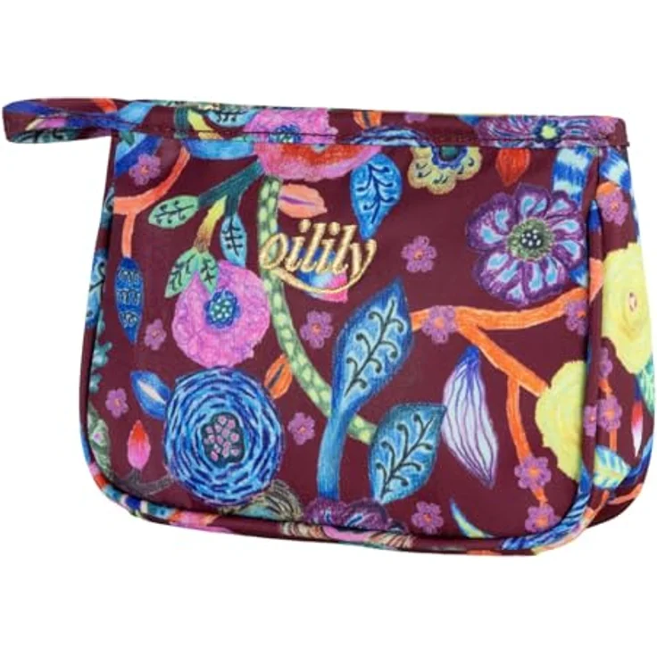 Oilily Tern Tides Kosmetiktasche, 15 cm x 5 cm x 11 cm, rot, 100% Polyester – Bild 2