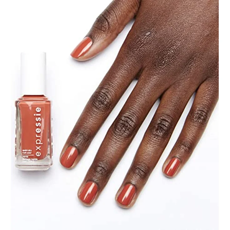 Essie Schnelltrocknender Nagellack „expressie“, Nr. 160 in a flash sale, Koralle, Vegane Formel, 10 ml – Bild 5