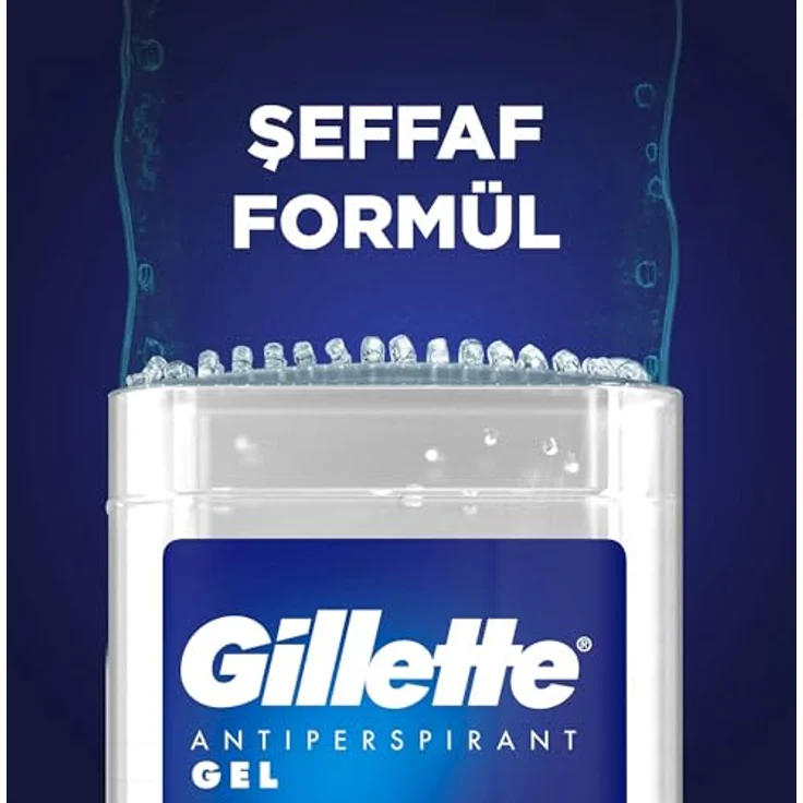 Gillette Arctic Ice, Antitranspirant Clear Gel 70ml für Herren, schweißhemmend, langanhaltend, keine Flecken – Bild 6