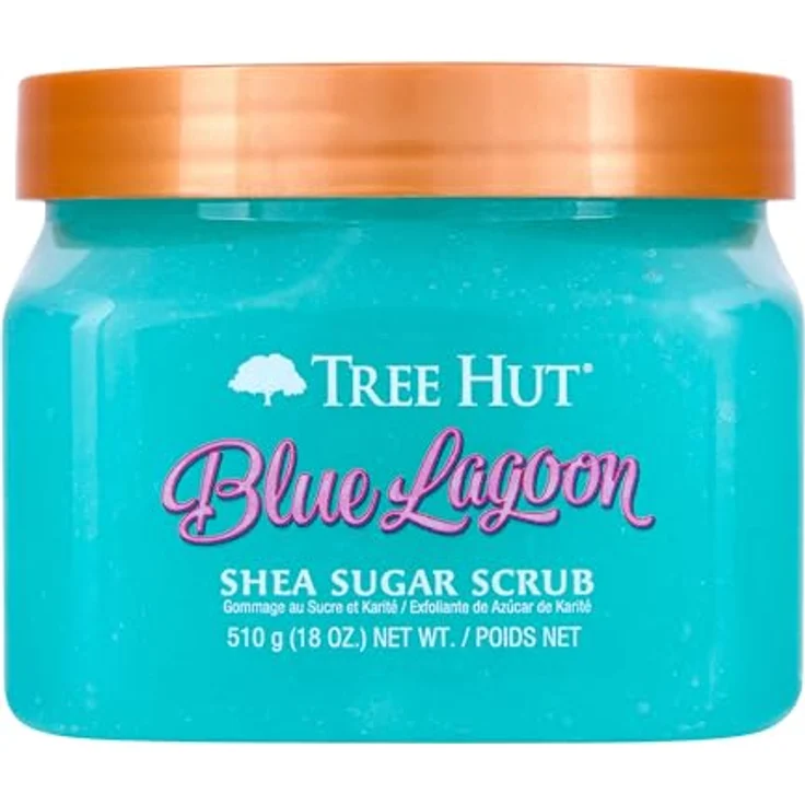 Tree Hut Blue Lagoon Shea-Zucker-Peeling, 470 ml, ultra-feuchtigkeitsspendendes Peeling - nährt die essentielle Körperpflege – Bild 1