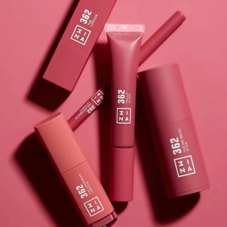 3INA The Lipstick Lippenstift, Farbton 362 Pretty Soft Pink, 4,5 g, mit hoher Pigmentierung und cremiger Textur, vegan – Bild 6