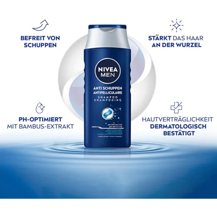Nivea Nivea Men Anti-Schuppen Power Pflegeshampoo Shampoo 250 ml Herren – Bild 2