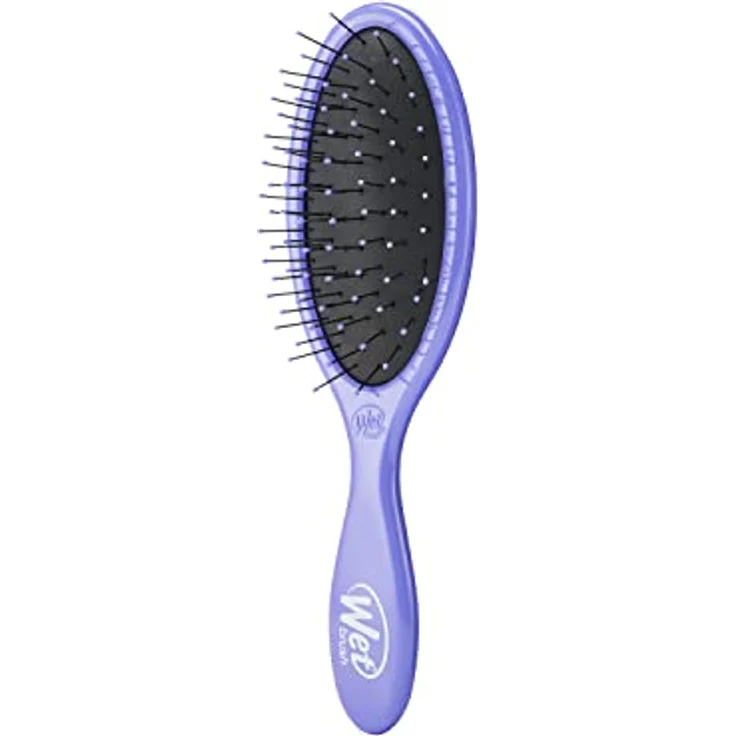 Wet Brush Custom Care Dünne Haarentwirrer, Intelliflex-Borsten für sanftes Entwirren, für feines Haar, lila – Bild 3