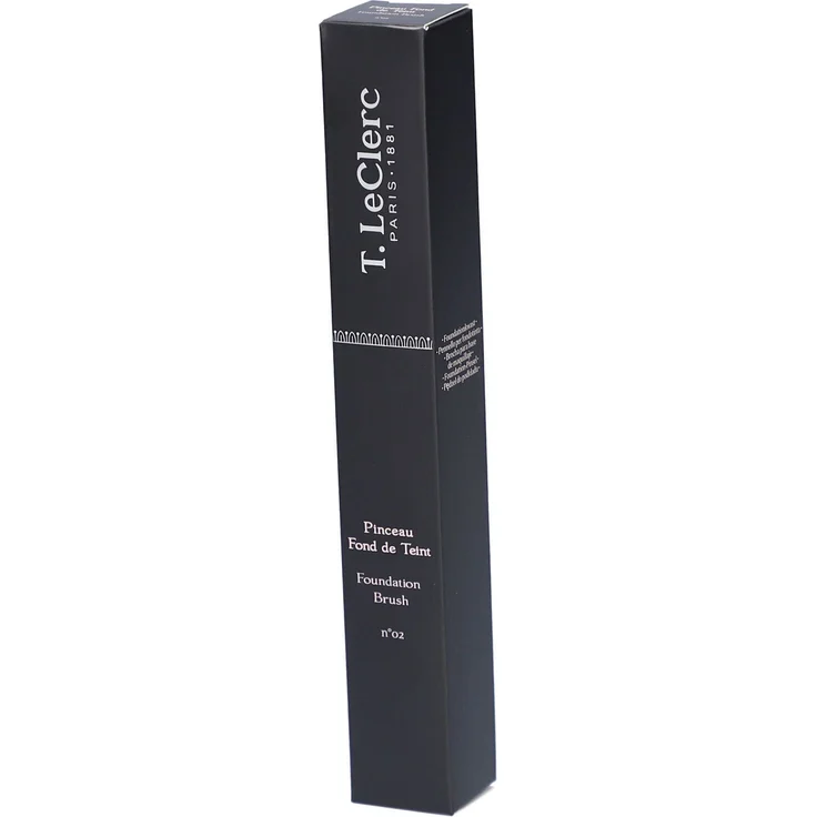 T.LeClerc Foundation Penseel 02, Pinsel zum Auftragen und Verblenden von flüssigem oder cremigem Make-up