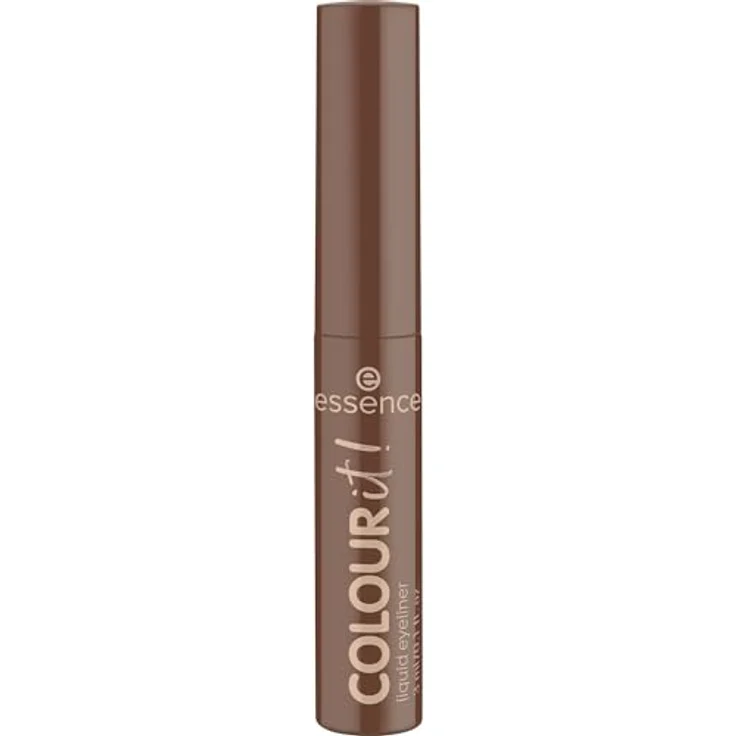 essence COLOUR it! Flüssige Eyeliner, Farbton 05 Chocolate Brown, 3 ml, vegan, matte Farbe, präzise Linie – Bild 2