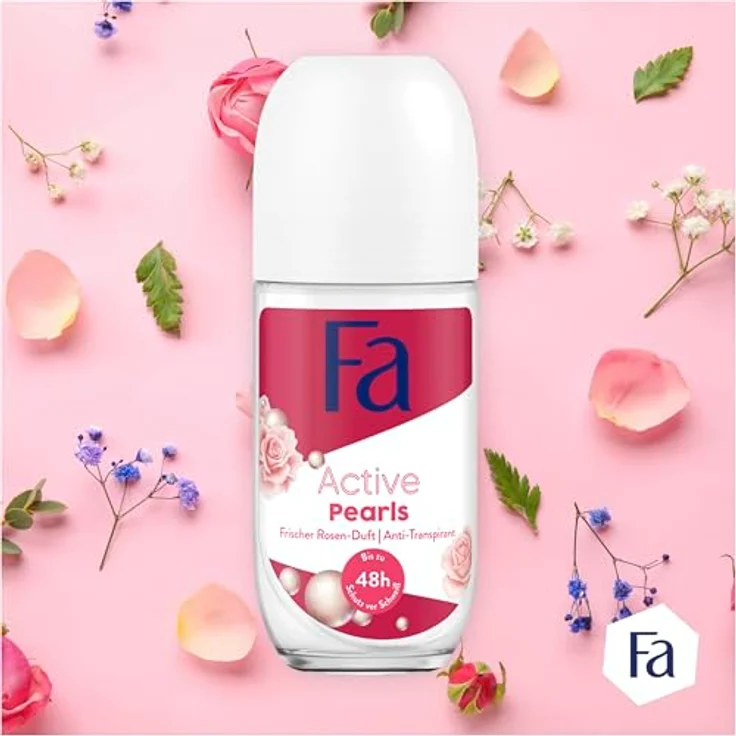 Fa Deo Roll on Active Pearls, Anti Transpirant 48h Schutz, 50ml – Bild 5