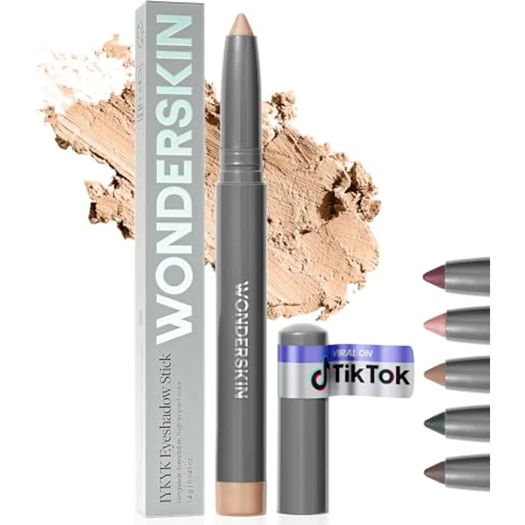 WONDERSKIN IYKYK Lidschatten-Stift, Farbton Champagne, 1.4 g, intensiv pigmentiert mit Glitzereffekt – Bild 1