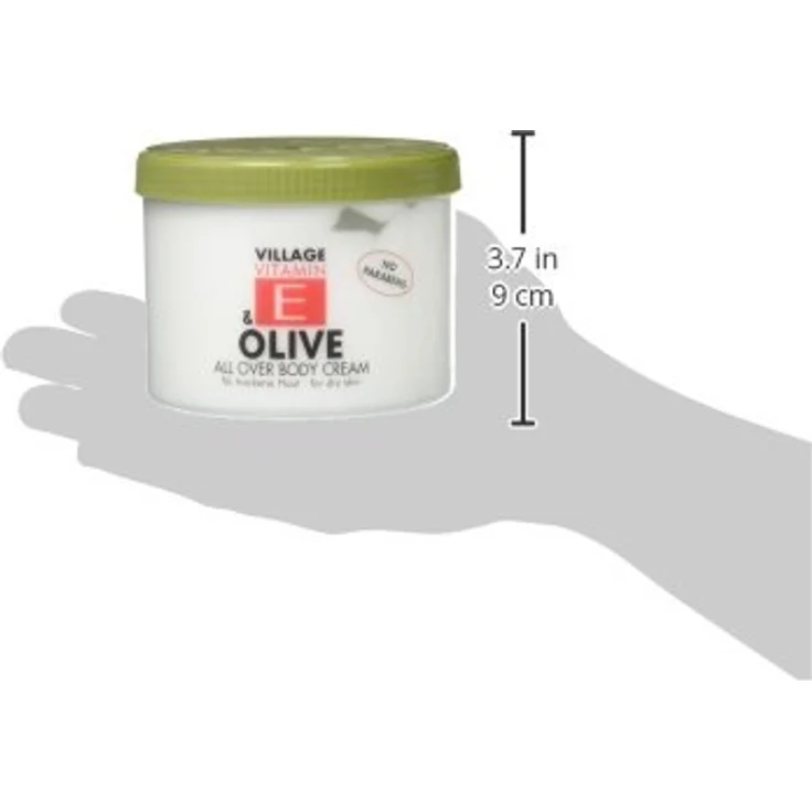 Village Vitamin E Körpercreme Olive 500 ml  – Bild 4