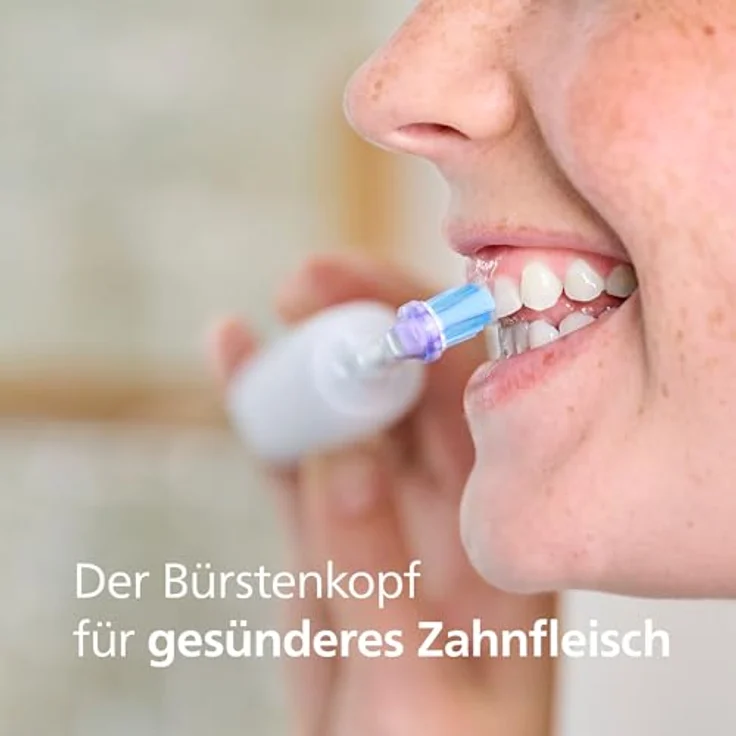 PHILIPS Sonicare G3 Premium Gum Care, Original Ersatzbürstenköpfe, Weiß, 4er-Pack, HX9054/87, bis zu 7x gesünderes Zahnfleisch, entfernt bis zu 10-mal mehr Plaque, Sonicare Technologie, BrushSync Funktion – Bild 2