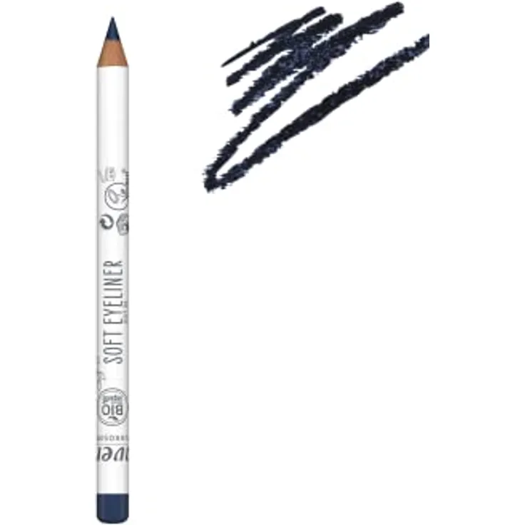 lavera Soft Eyeliner - Blue 04 - Naturkosmetik - Komfortable Anwendung - Frei von Silikonen - Frei von Mineralöl - Vegan - Bio-Jojobaöl & Bio-Sonnenblumenöl - 1,14g