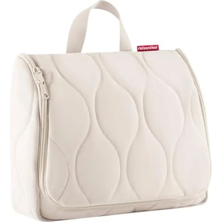 reisenthel toiletbag XL Puffer Stone, Kulturbeutel mit Haken, wasserabweisend, 4L Volumen, inklusive abnehmbarem Spiegel – Bild 1