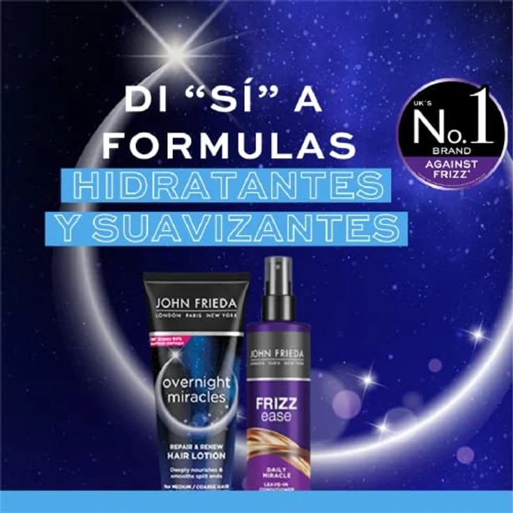 John Frieda Overnight Miracles Repair & Renew Leave In Lotion Haarmaske, 100 ml – Bild 5