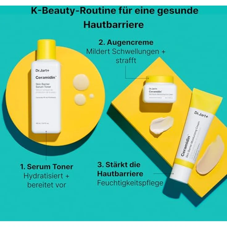 Dr. Jart+ Skin Barrier Moisturizing Eye Cream, feuchtigkeitsspendende Augencreme mit Ceramiden, 15 ml, gegen Schwellungen und dunkle Augenringe – Bild 7