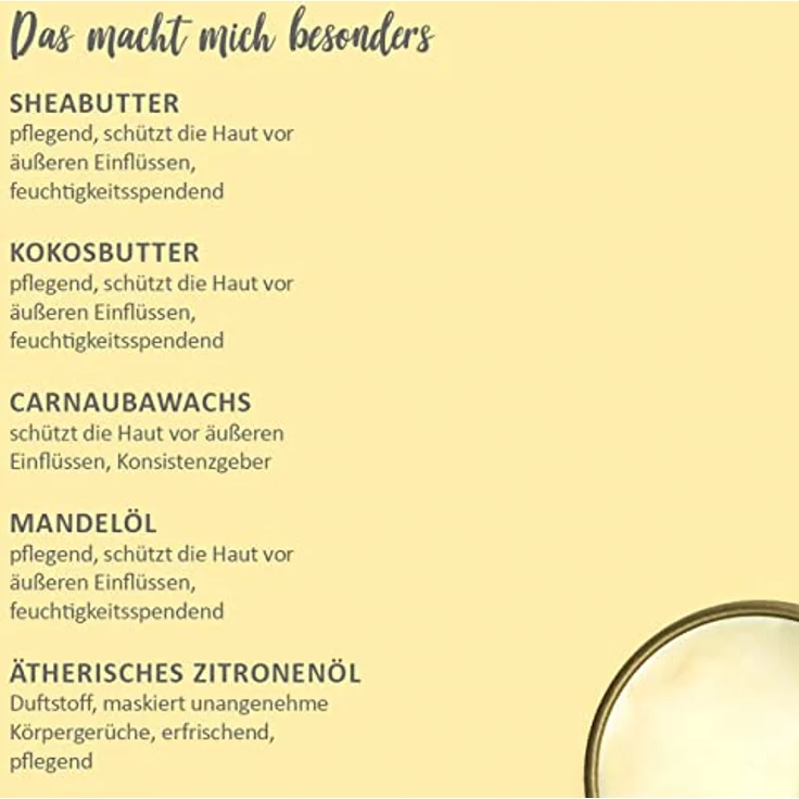 puremetics Zero Waste Lip Balm “Zitrone Vanille“ (10g) | 100% vegan & plastikfrei | wiederverwendbarer Weißblech-Tiegel – Bild 4