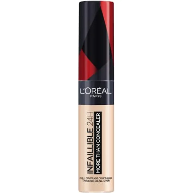 L'Oréal Paris Concealer zum Abdecken und Auffrischen, Für ein deckendes Finish und bis zu 16H Halt, Infaillible More Than Concealer, Farbe: 320 Porcelain, 11 ml