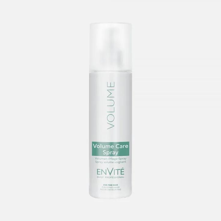 Dusy Envite Volume Care Spray 200ml, Volumen-Pflege-Spray für feines Haar mit D-Panthenol, antistatisch und pflegend