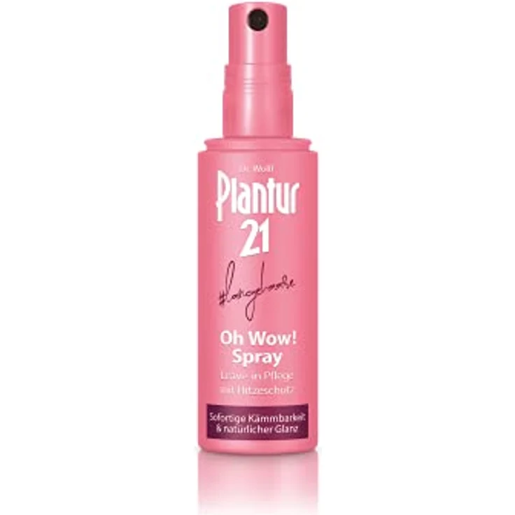 Plantur 21 #langehaare Oh Wow! Spray, Leave-in Pflege mit Hitzeschutz bis 230°C, 100 ml, für sofortige Kämmbarkeit und natürlichen Glanz – Bild 2