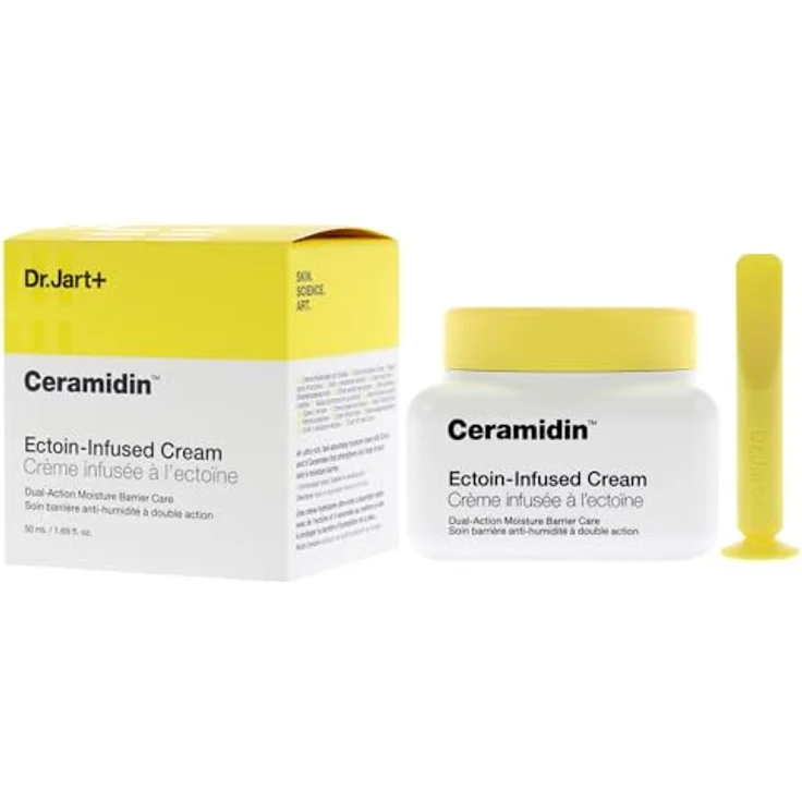 Dr. Jart+ Ceramidin Ectoin Infused Cream 50ml, Bodylotion mit federleichtem Schutzschild & Trio aus Ölen & Butter – Bild 4