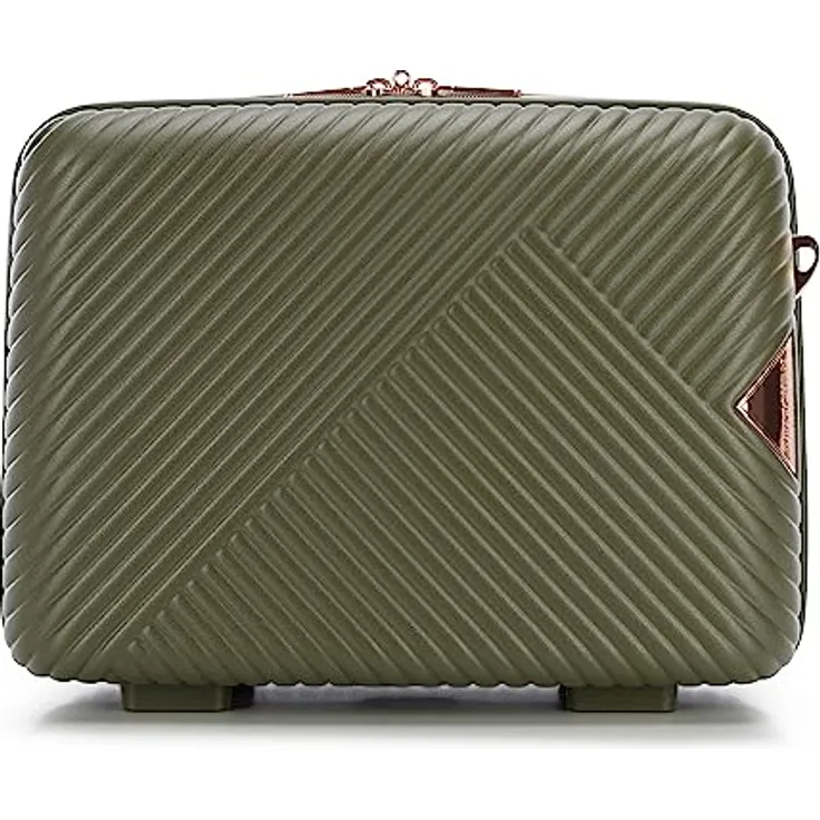 WITTCHEN Kosmetiktasche Polycarbonate Hartschalen Beatuy Case Olive