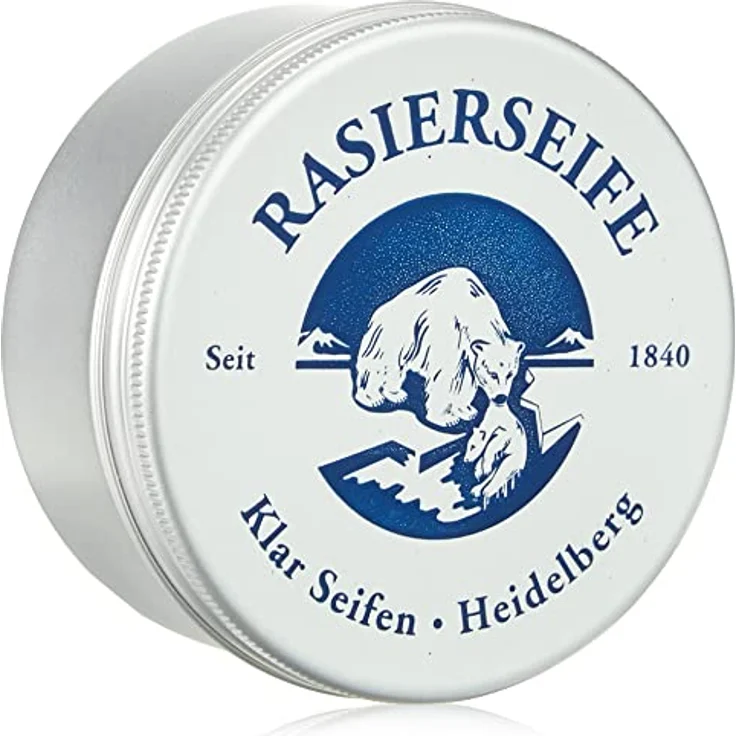 Klar Seifen Rasierseife Sandelholz, 110 g – Bild 1