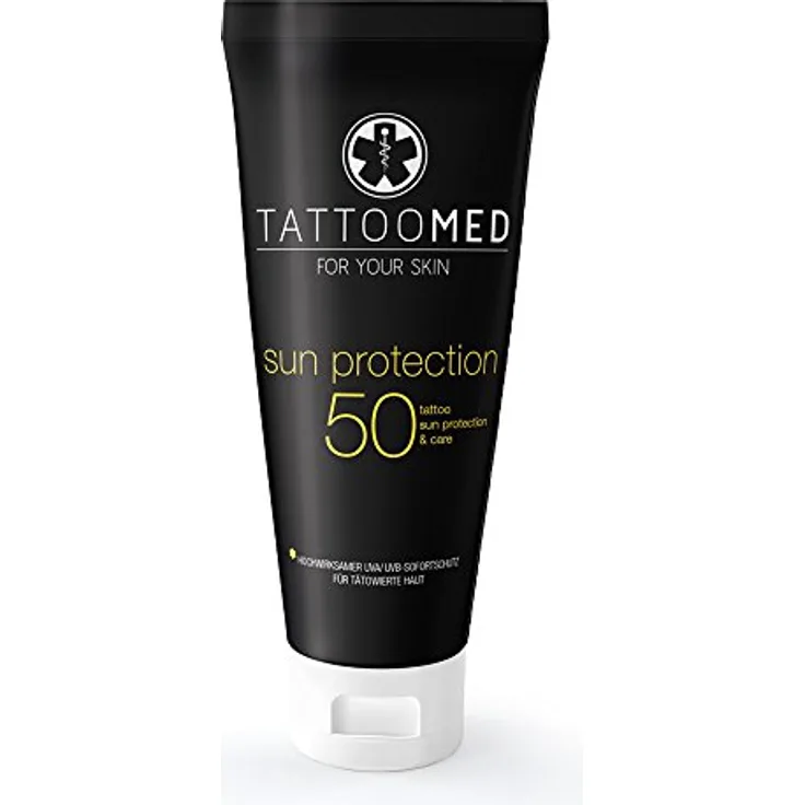 TattooMed Sun Protection LSF50 - Sonnenschutz für Tätowierte Haut - 1er Pack (1 x 100 ml)