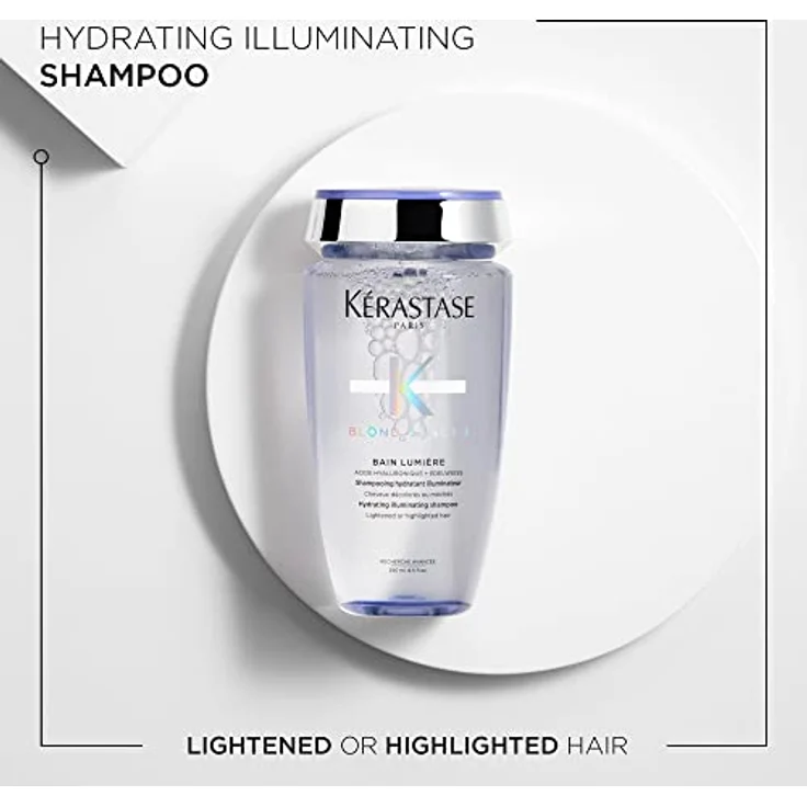 Kérastase Blonde Absolu Bain Lumière Shampoo für coloriertes, blondes Haar, Farbglanz und Farbschutz 250 ml – Bild 2