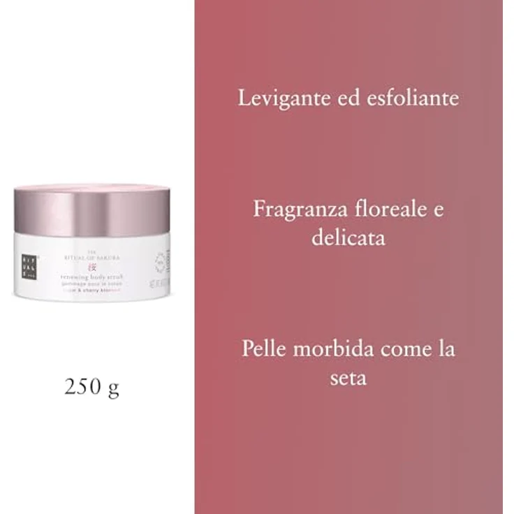 Rituals Sakura Celebrate Each Day Body Scrub Ricemilk & Cherry Blossom 250 g – Bild 3