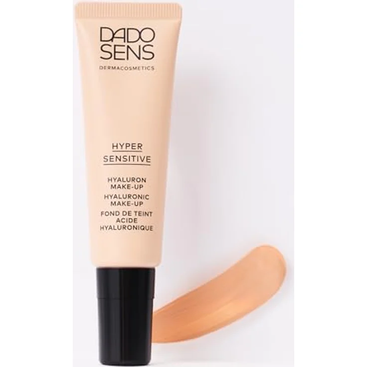 DADO SENS HYPERSENSITIVE HYALURON MAKE-UP almond 30 ml - für Empfindliche Haut, für einen Natürlichen und Ebenmäßigen Teint, Mittlere Deckkraft, Stärkt die Hautbarriere und beruhigt, Vegan – Bild 3