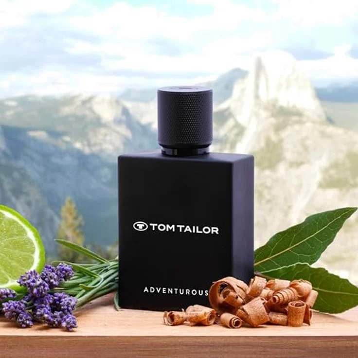 Tom Tailor® Adventurous Eau de Toilette Natural Spray, Herrendüfte im modernen Matt schwarz Flakon mit Outdoor-Charakter – Bild 3
