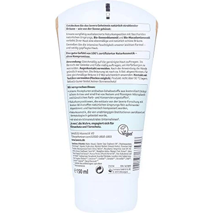 Lavera Selbstbräuner Lotion für den Körper 150 ml – Bild 2