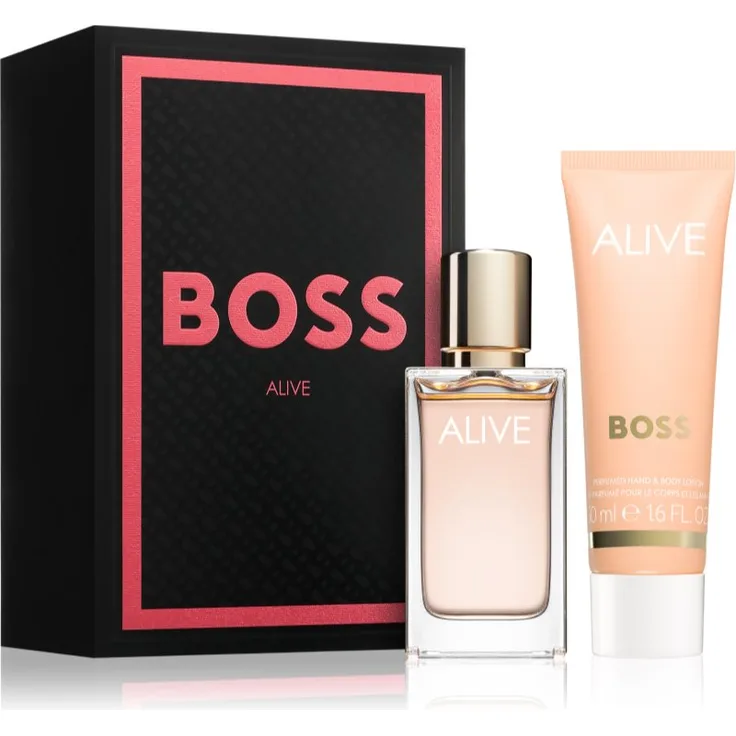 Hugo Boss BOSS Alive Geschenkset, Damen-Duftset mit Eau de Parfum 30 ml und Bodymilch 50 ml