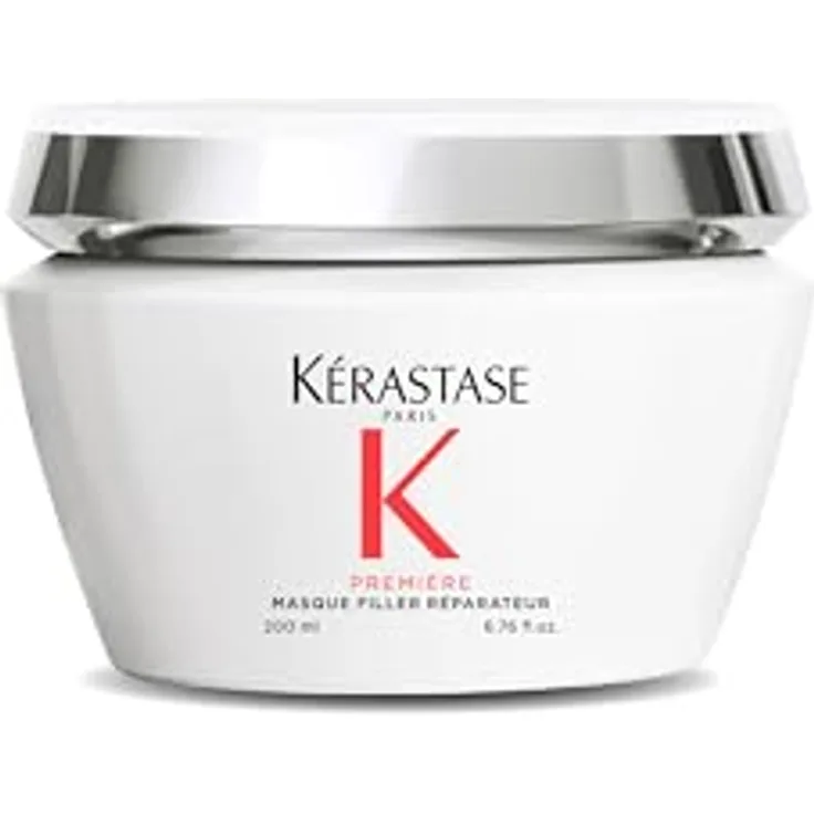 Kérastase Première, Reparierende Haarmaske gegen Haarbruch für geschädigtes Haar, Mit Peptiden und Glycin, Masque Filler Réparateur Hair Mask, 200 ml