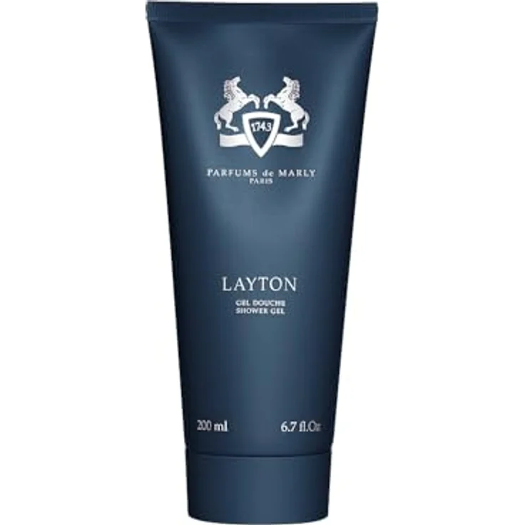 Parfums De Marly Layton Shower Gel, 200 ml, luxuriöses Duschgel mit verführerischem Duft