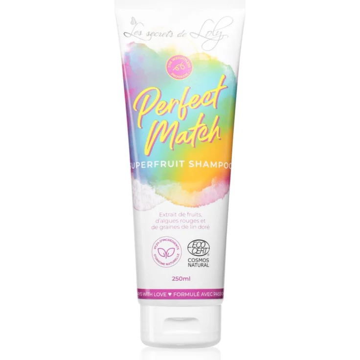 Les Secrets De Loly Perfect Match Shampoo für feines Haar, 250 ml, spendet Feuchtigkeit, verleiht Glanz und Volumen, vegan – Bild 1