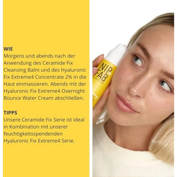 NIP+FAB Ceramide Fix 12 %, Gesichtsserum mit Ceramiden, 50 ml, für empfindliche Haut, vegan, nicht parfümiert – Bild 6