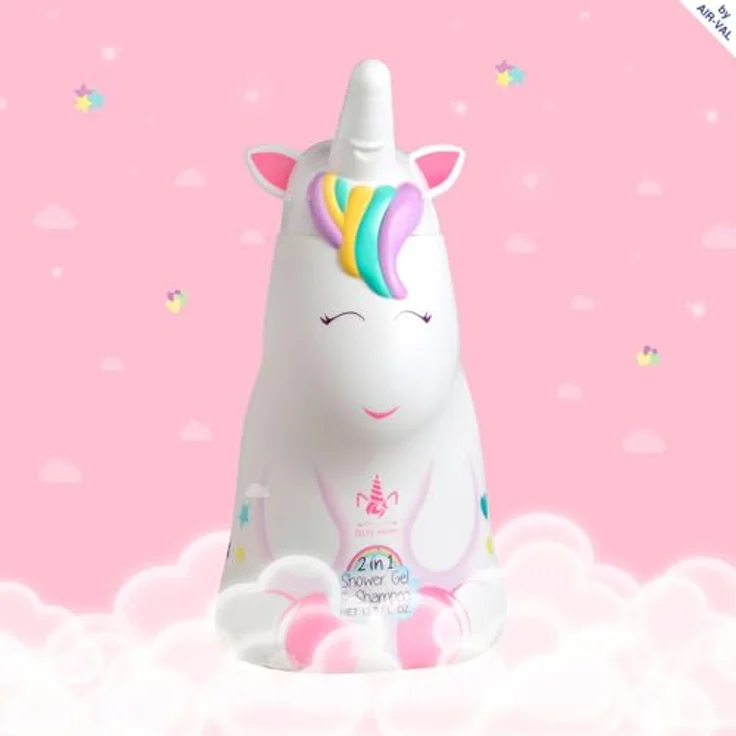 Unicorn 2in1 Duschgel & Shampoo mit milder Pflegeformel 2D Figur Einhorn 400 ml – Bild 3