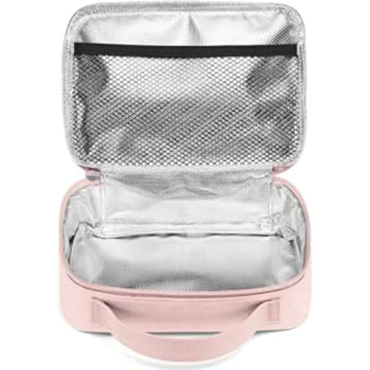 Reisenthel Thermocase Kühltasche, isolierender Kulturbeutel in Silber mit Netzfach und Tragegriff, 20 x 6.5 x 14 cm – Bild 5