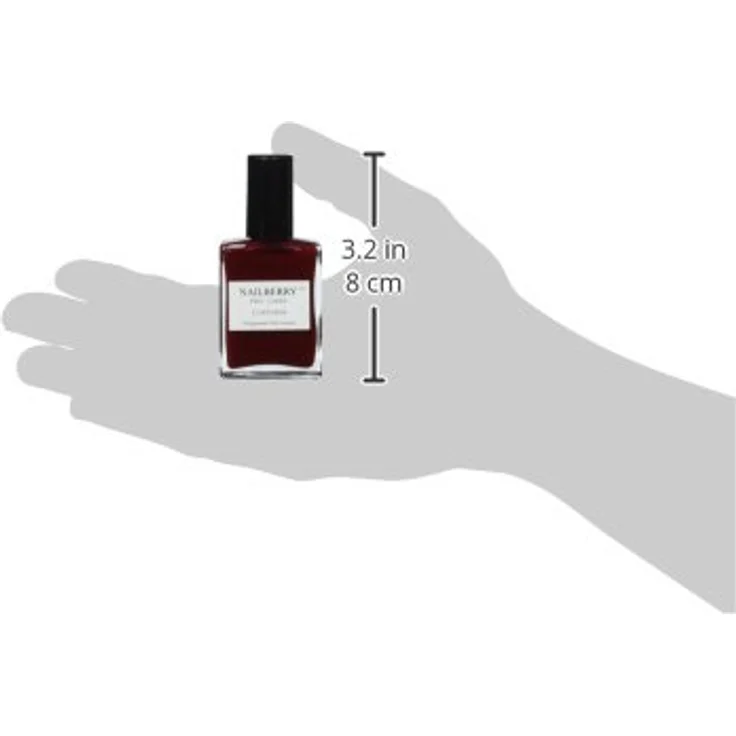 Nailberry L'Oxygene Sauerstoffhaltiger Nagellack, Burgunderrot/Tiefrot, 15 ml – Bild 5