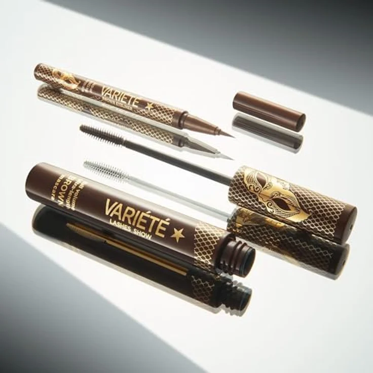 EVELINE KOL Mascara VARIERE LASHES SHOW, 10 ml, volumengebende Mascara in Braun – Bild 7
