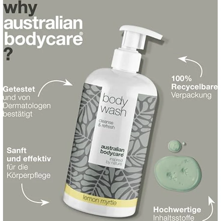 Australian Bodycare Body Wash Lemon Myrtle Duschgel 500 ml – Bild 4