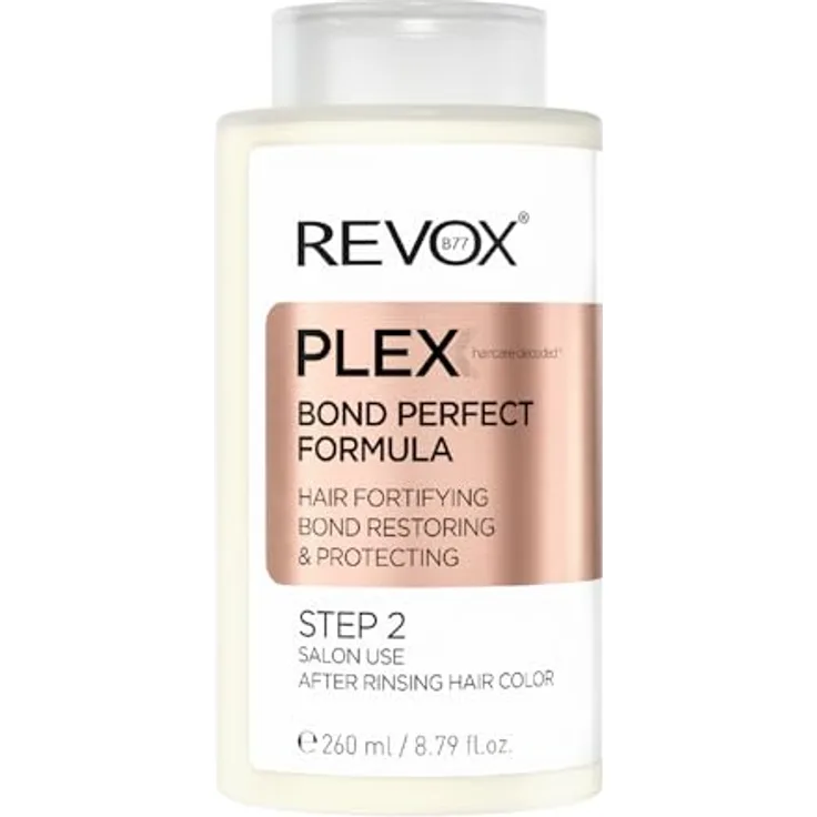 REVOX B77 Plex Bond Perfect Formula Step 2, 260 ml, professionelle Haarbehandlung zur Rekonstruktion und Schutz der Haarporosität nach chemischen Behandlungen