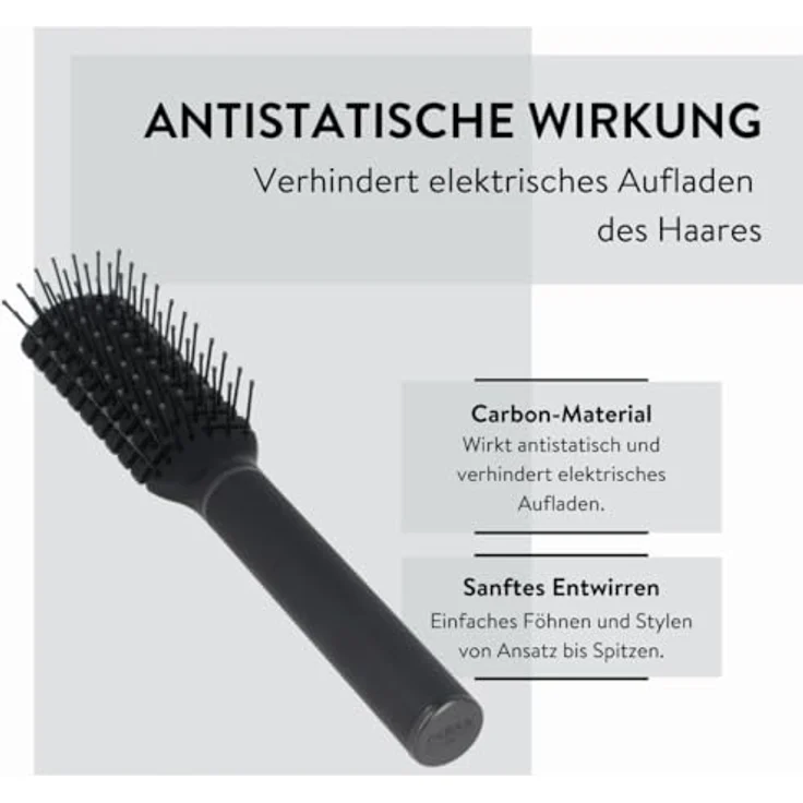 PARSA Men Haarbürste Föhnbürste Maximum Styling Brush Carbon Haarbürste - Preisvergleich – Bild 6