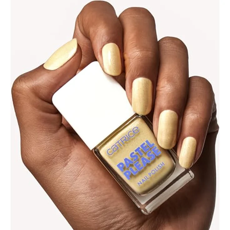 Catrice Pastel Please Nail Polish, Nr. 030, Gelb, langanhaltend, hochpigmentiert, schimmernd, farbintensiv, 10.5ml – Bild 4
