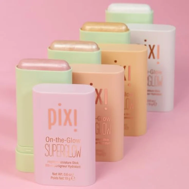 Pixi Petra On The Glow Superglow Moisturizing Gel 19g Natural Shine, Feuchtigkeitsspendender Balsam für übernatürlichen Glanz – Bild 4