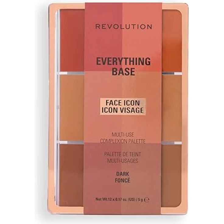 Revolution Complexion Palette, Lidschatten 5 g für makellosen Teint, vielseitige Farbnuancen – Bild 1