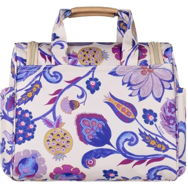 Oilily Kosmetiktasche Cathy Travel Kit, 5 Fächer, mit Haken, Shifting Sand beige, 26x20x10 cm – Bild 3